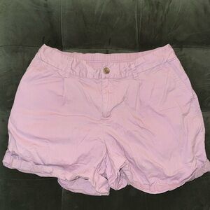 a new day Light Pink Cotton Casual Women's Shorts